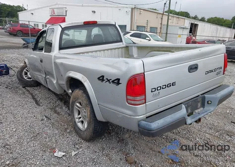 2004 Dodge Dakota из США, поврежденный, VIN 1D7HG12K44S628159